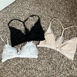 Set of 3 Victoria’s Secret Bralettes